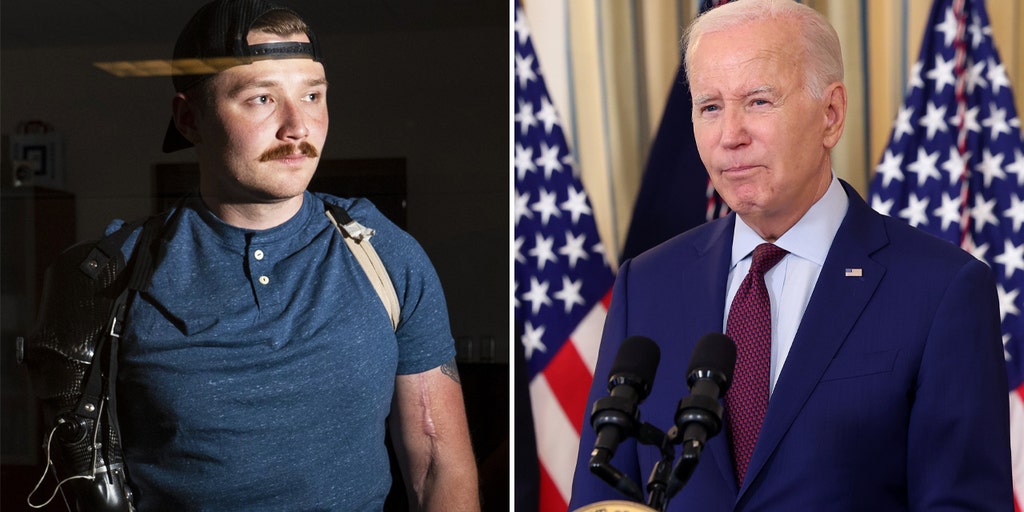 Marine who survived Afghanistan explosion describes awkward encounter with Biden after losing arm and leg - Vimarsana News