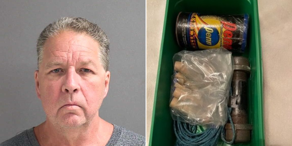 Florida man arrested after allegedly dumping pipe bomb in car wash trash can: sheriff - Vimarsana News