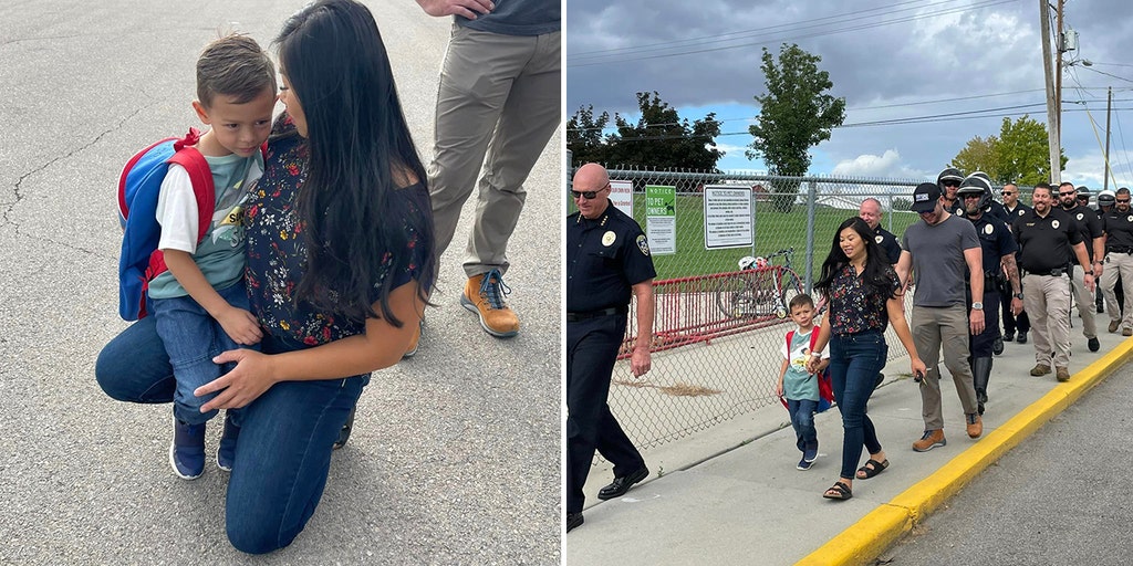 Utah police 'fill in dads' walk son of fallen officer to first day of kindergarten - Vimarsana News