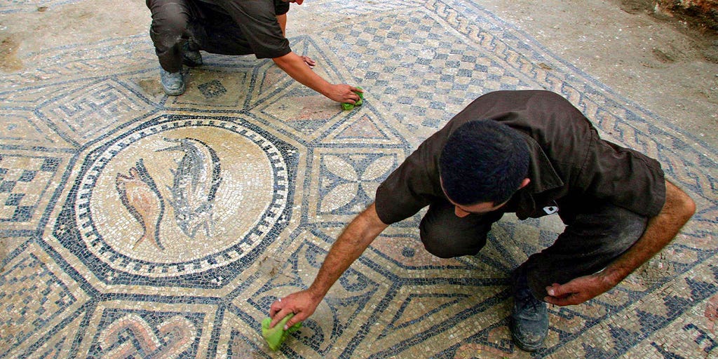 Stunning Ancient Mosaic Found Near Tel Aviv Returns Home After World Tour -  Archaeology 
