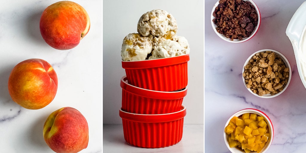 Cool off with easy, homemade peach cobbler ice cream: Try the recipe - Vimarsana News