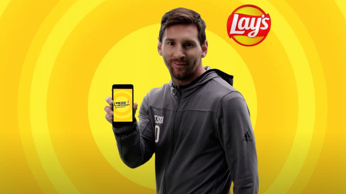 Lionel Messi and Lay's