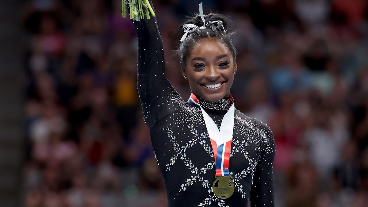 Simone Biles Makes US Gymnastics History By Winning Record 8th All ...