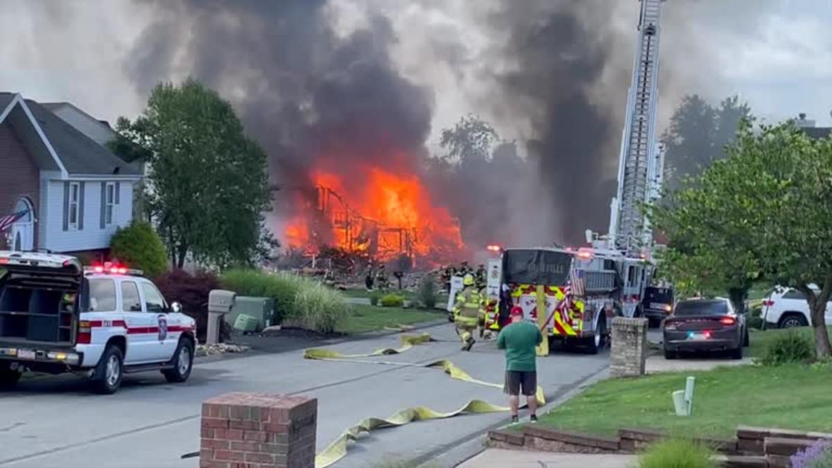 Firefighters in Plum neighborhood after explosion