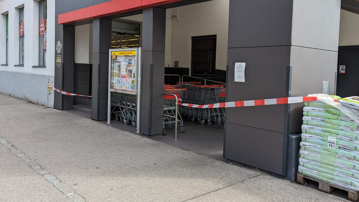 shuttered Austrian grocery store