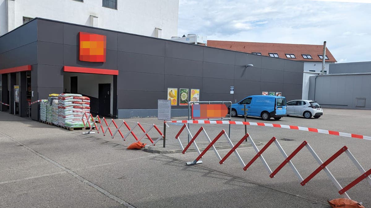 closed supermarket in Austria shown here