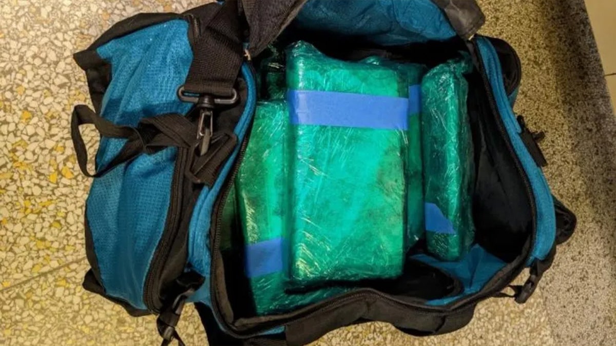 Cocaine in a duffle bag
