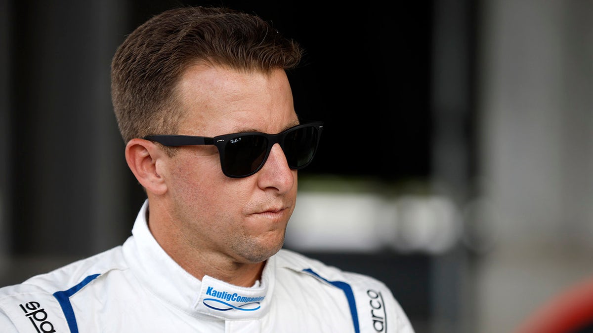 AJ Allmendinger at the Xfinity race