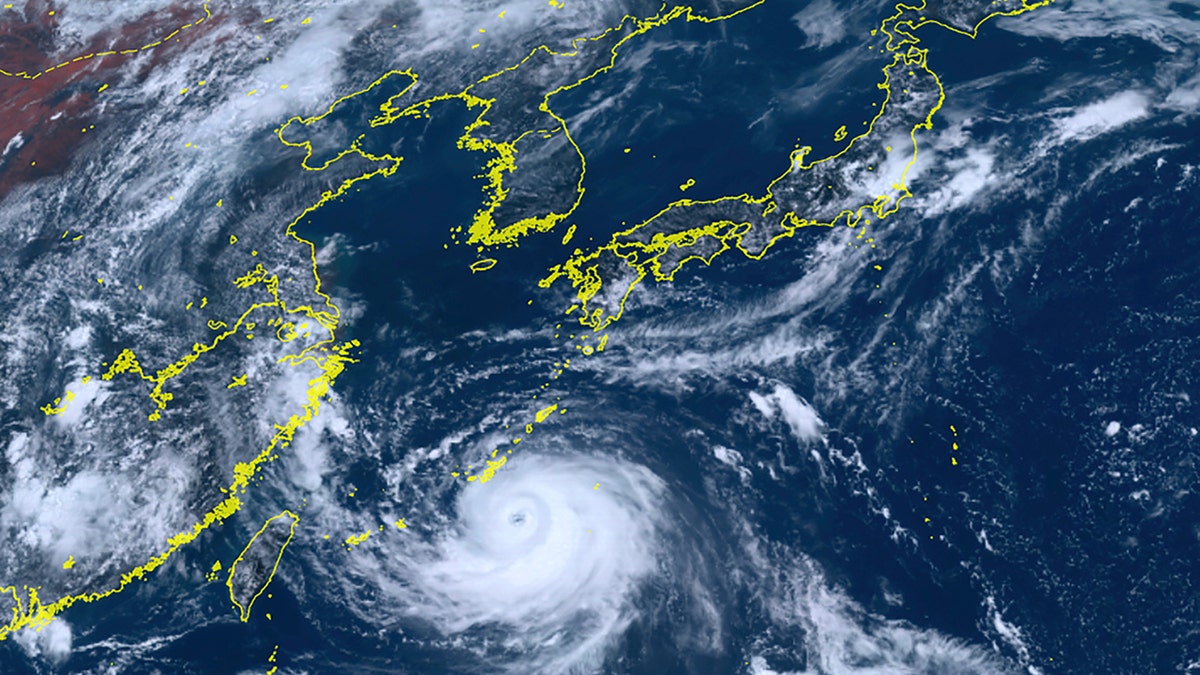 Hurricane in Japan