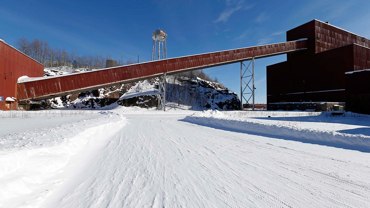 A former iron ore processing plant