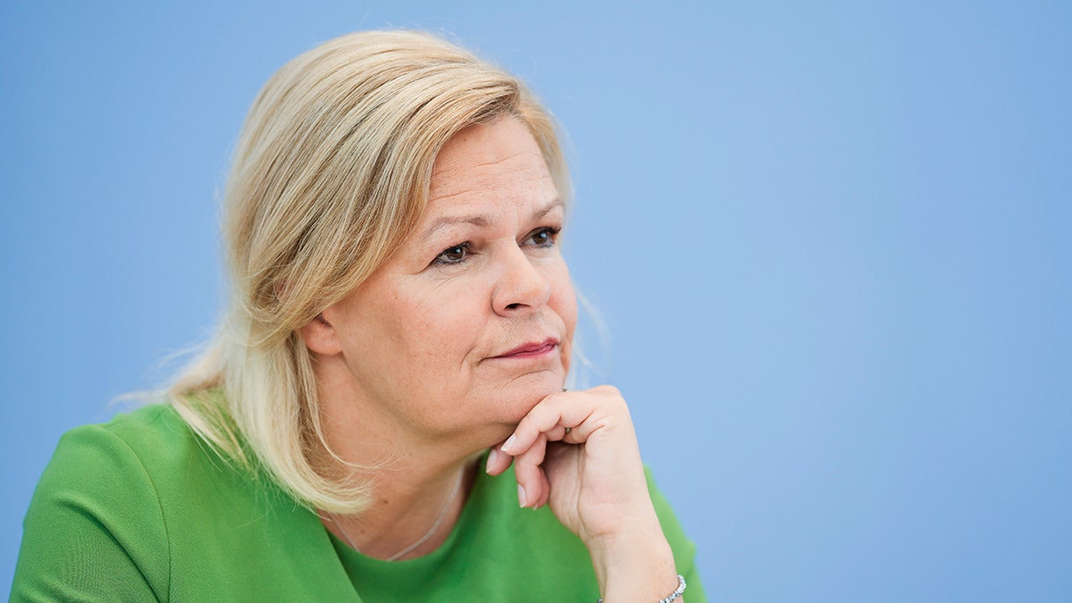 German Interior Minister Nancy Faeser 