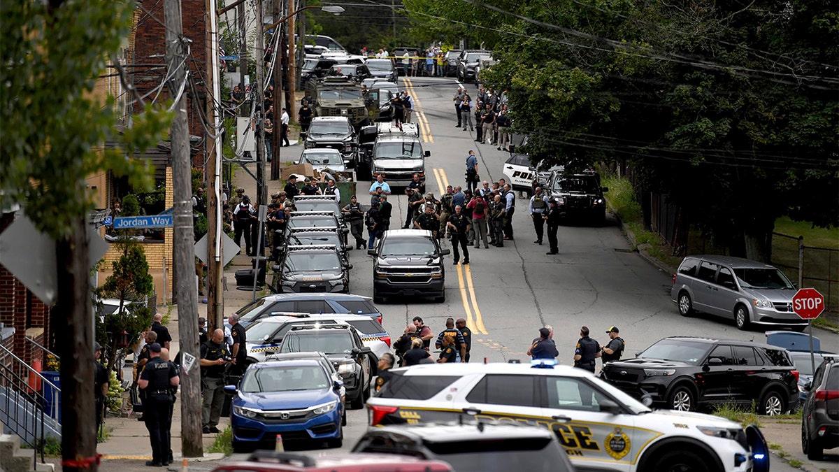 Pittsburgh shooting scene