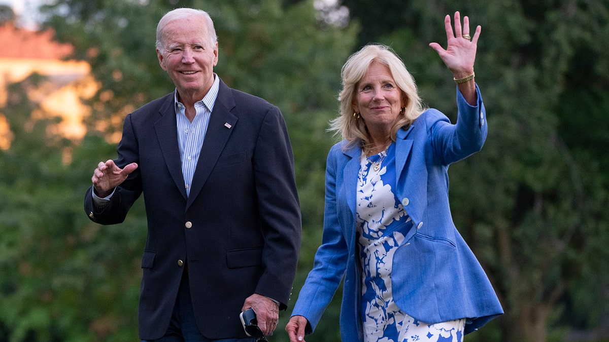 President Joe Biden and first lady Jill Biden