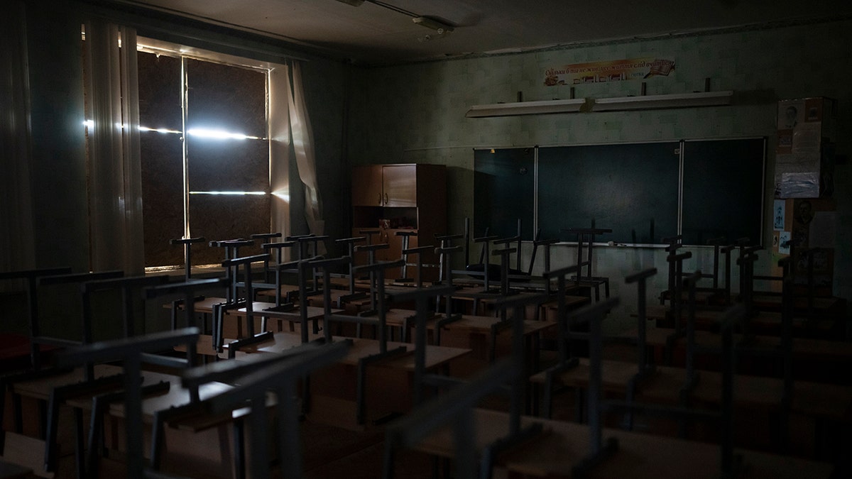 A retired classroom