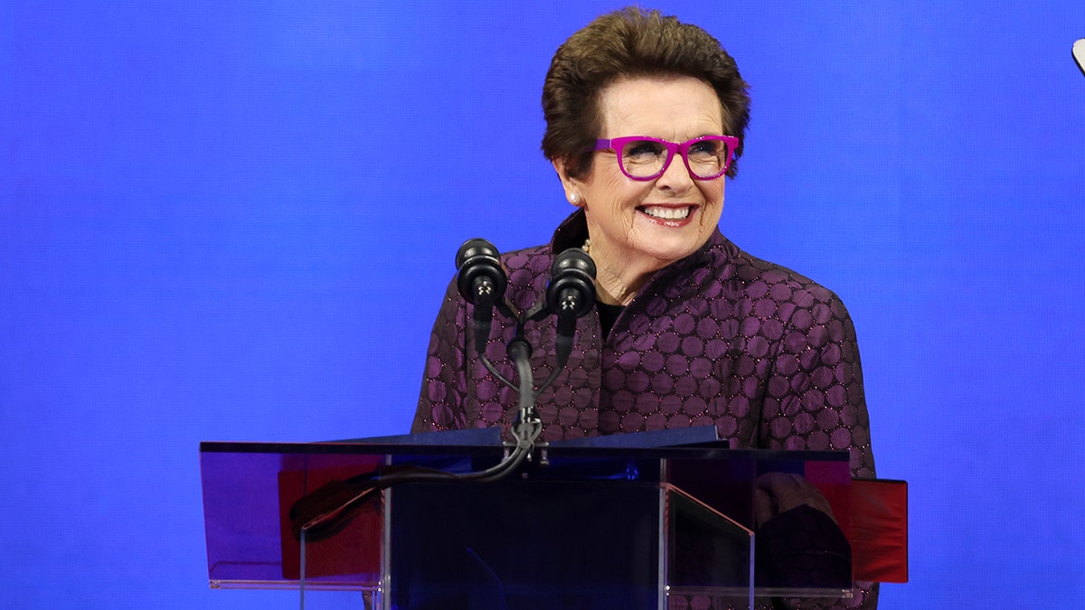 Tennis legend Billie Jean King 