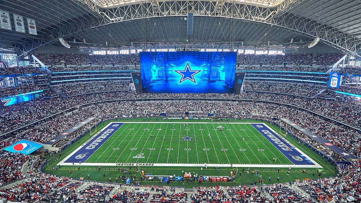 A general view of AT&T Stadium 