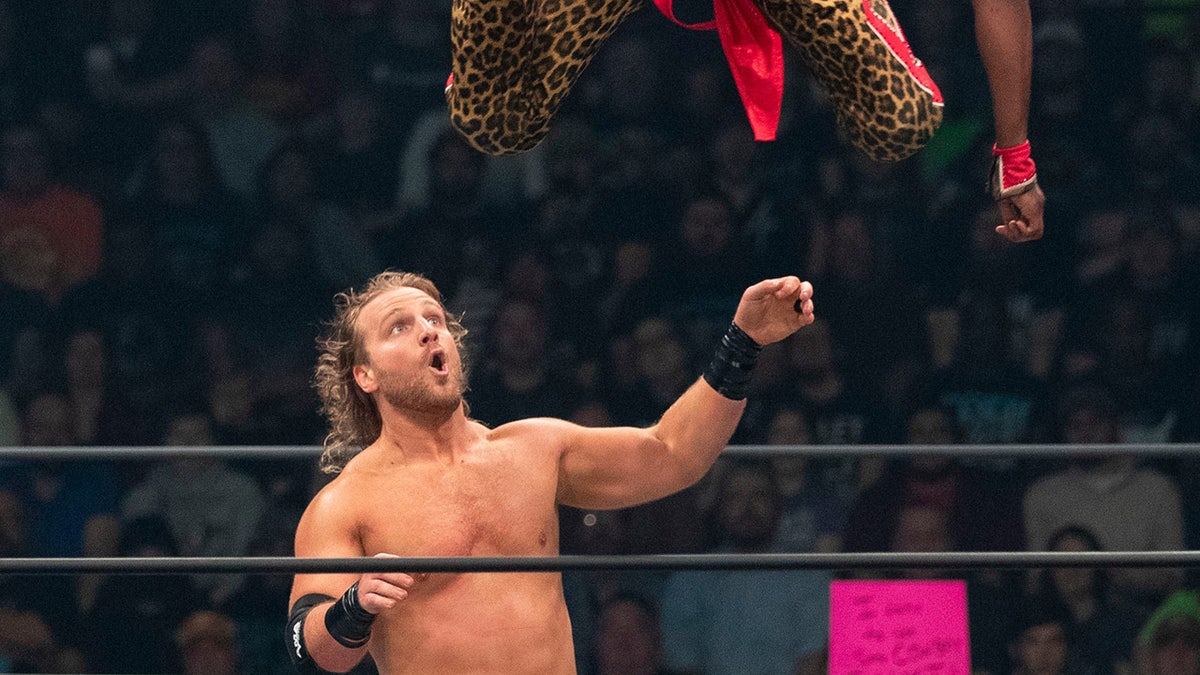 Adam Page in action in 2020