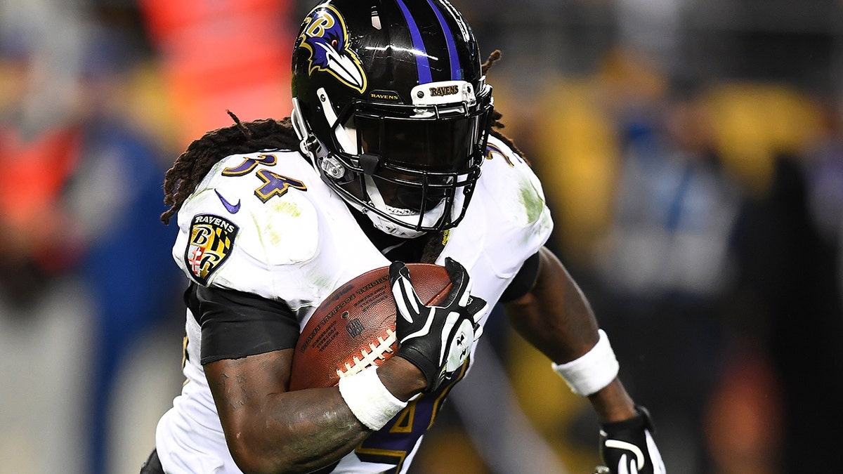 Alex Collins in 2017