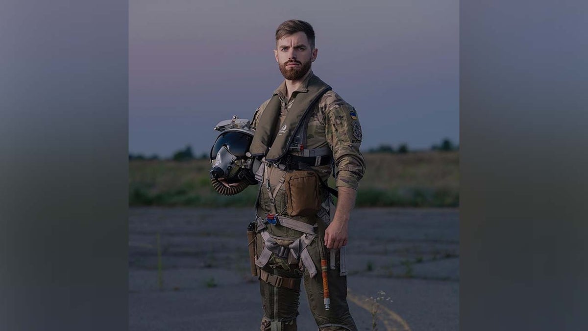 Andrii Pilshchykov in military uniform