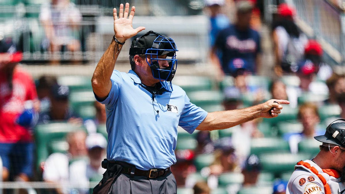 Angel Hernandez wasn't even close on this call at first base