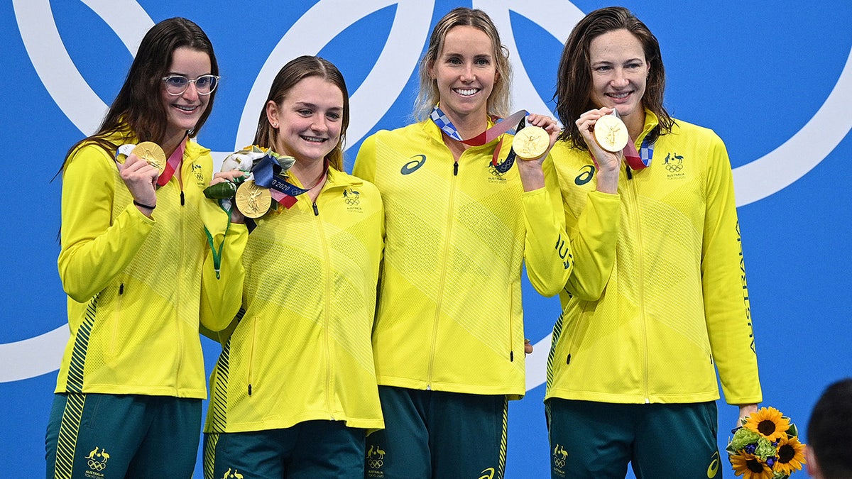 Australian swim team in 2021
