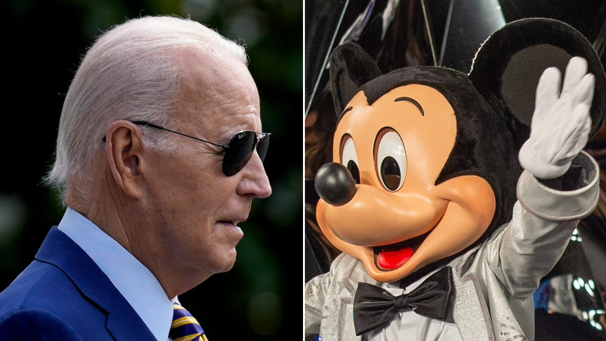 Biden and Mickey Mouse