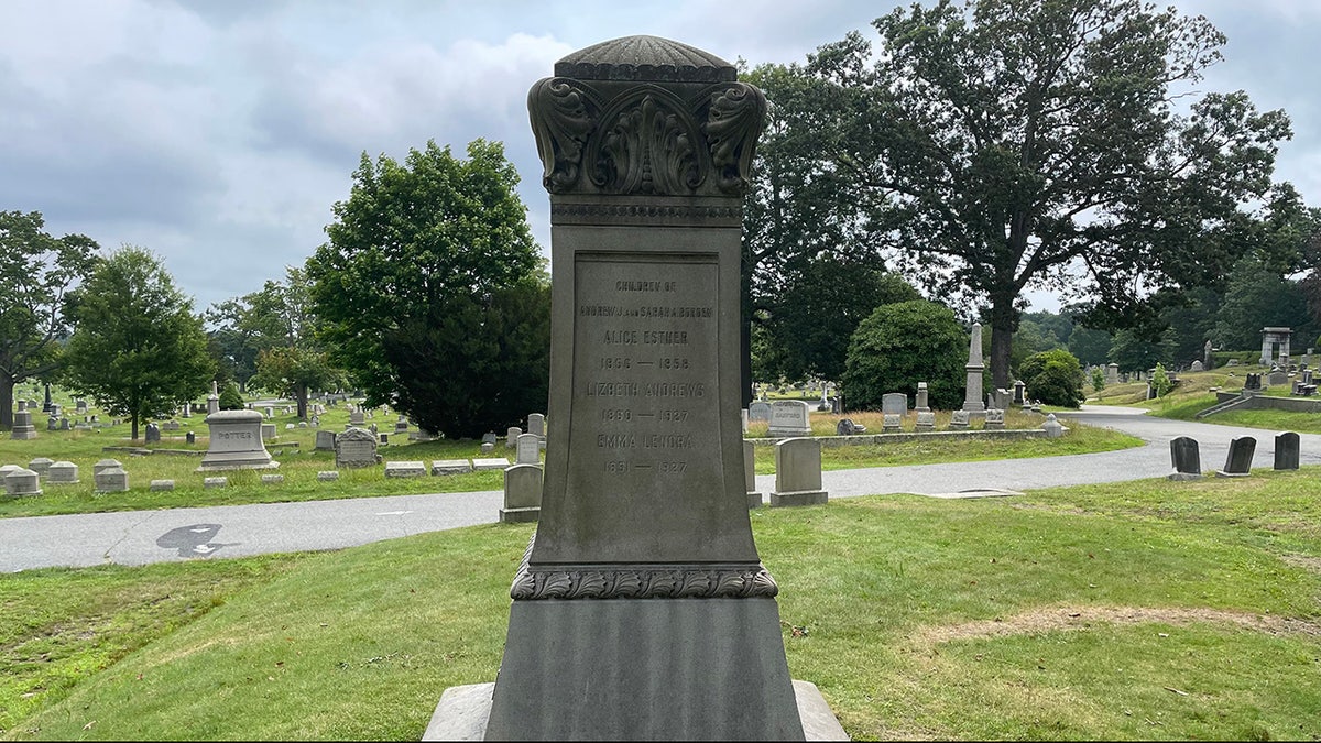 Borden gravestone far away