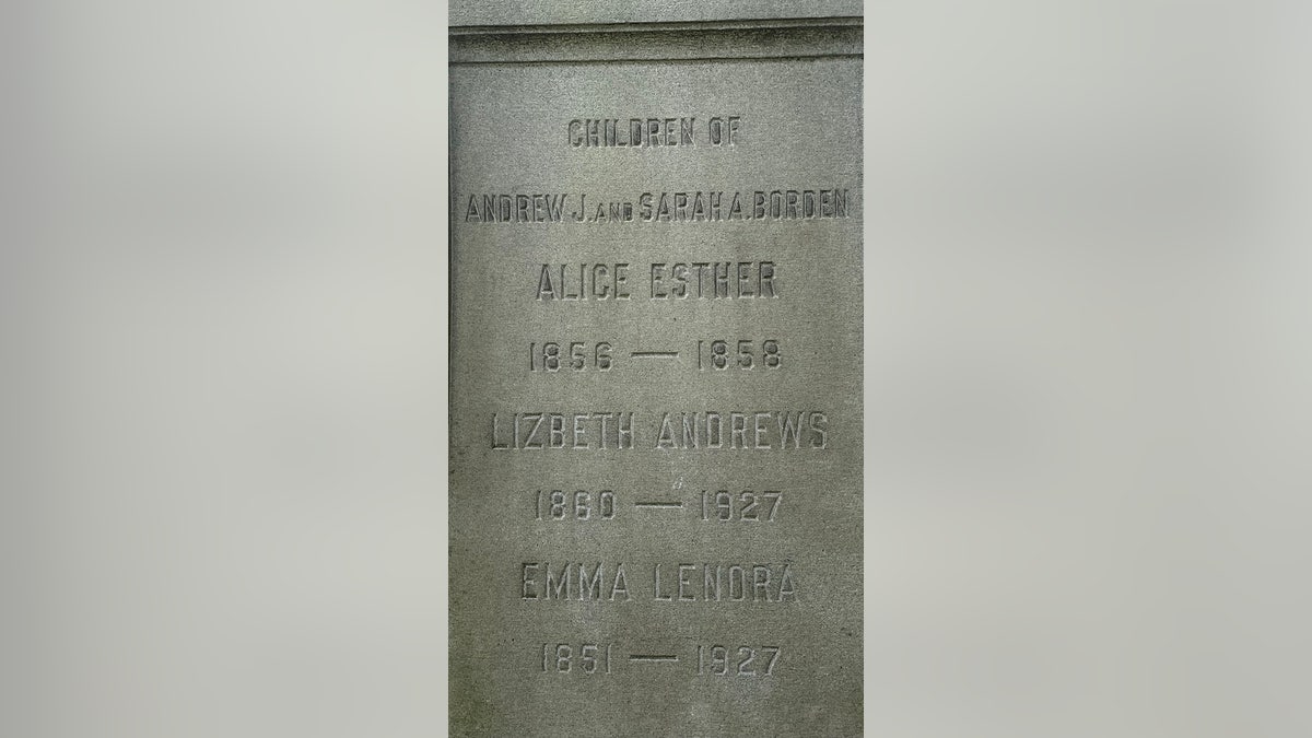 Borden gravestone