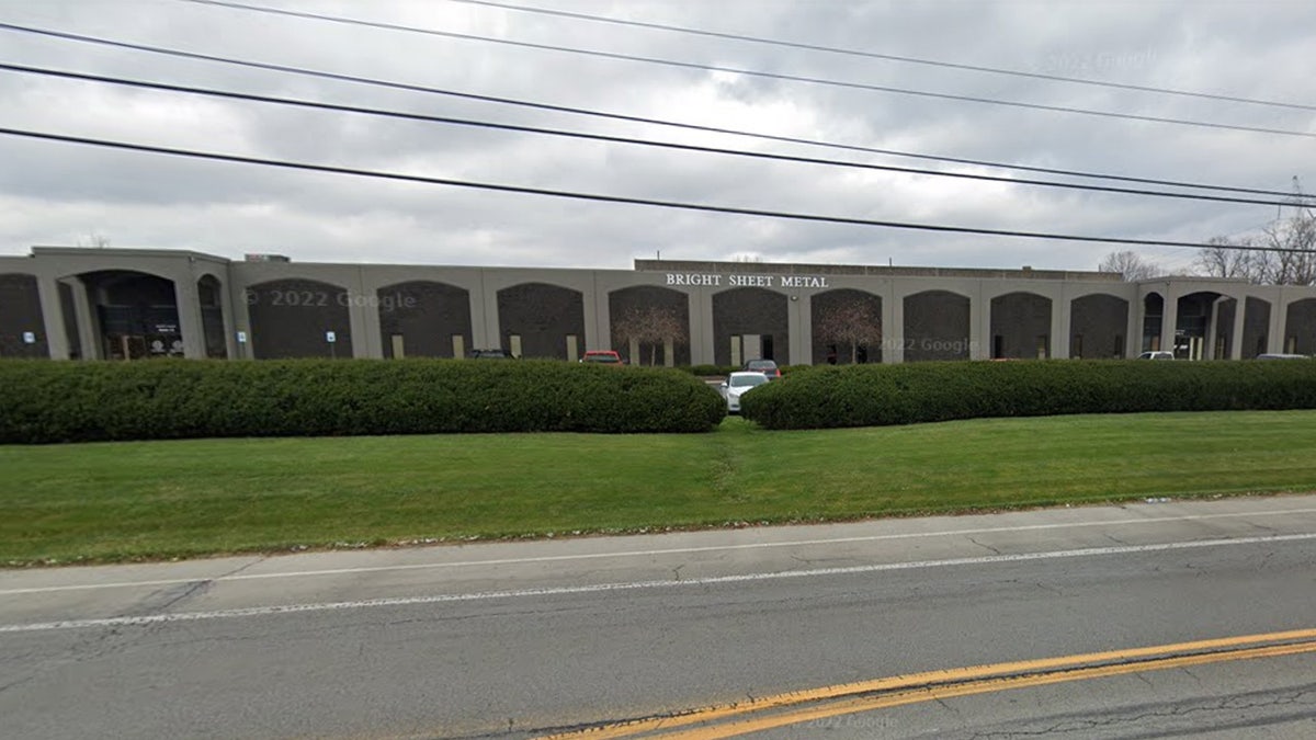 Street view of a factory in Indiana.