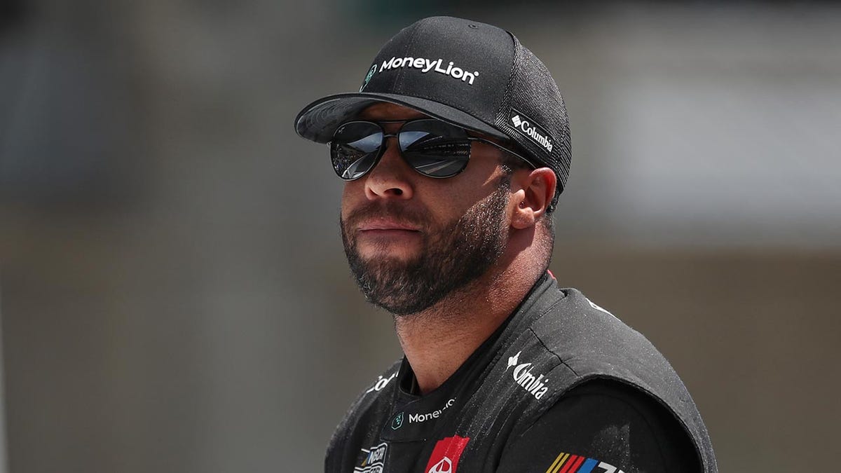 Bubba Wallace at the Brickyard