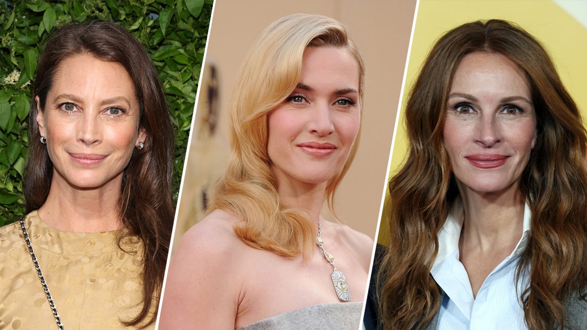 Christy Turlington, Kate Winslet and Julia Roberts are against plastic surgery
