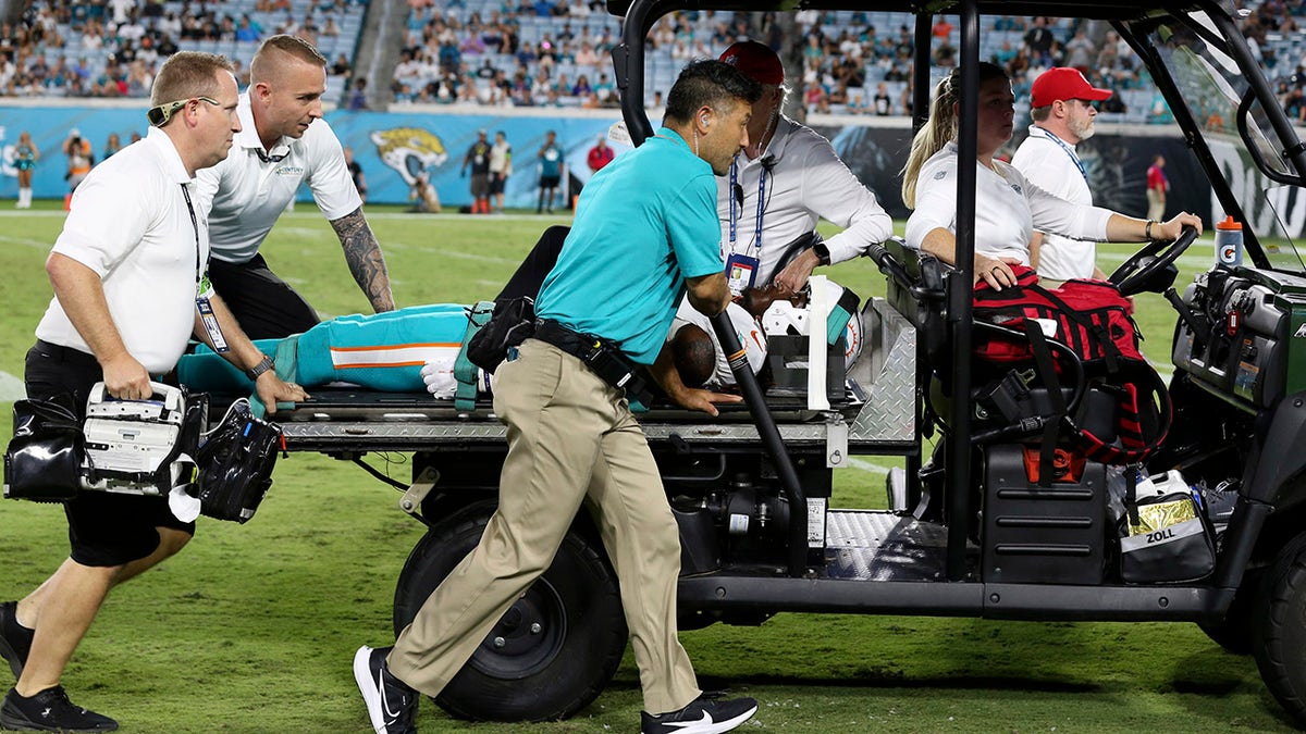 Dolphins-Jaguars Game Suspended After Daewood Davis Suffers Scary ...