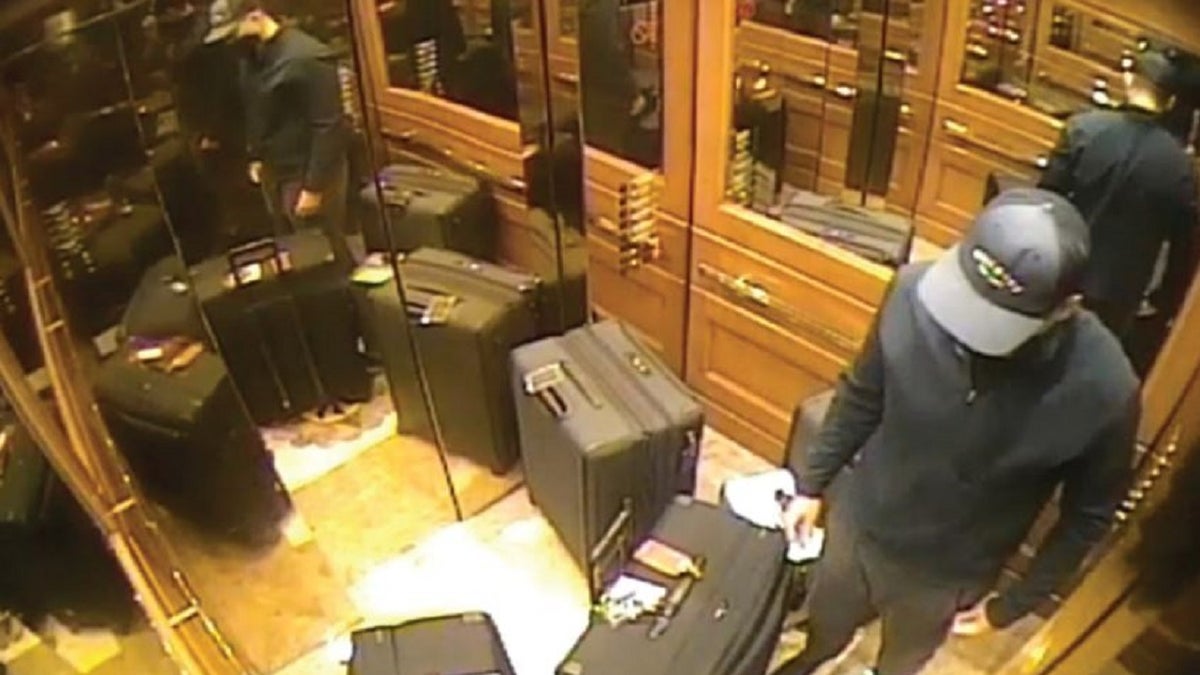 Beverly Hills suitcase theft