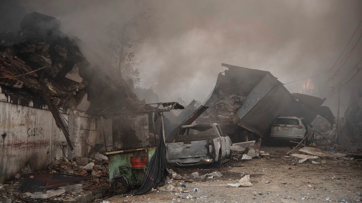 San Cristobal, Dominican Republic explosion aftermath