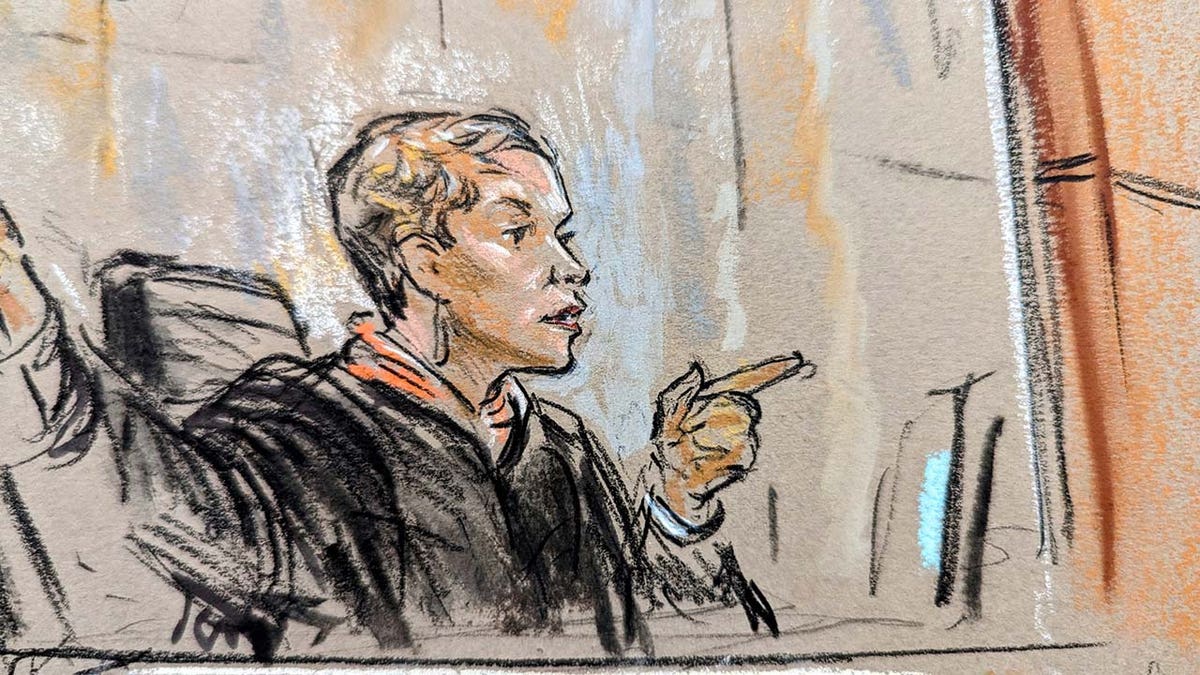 Court sketch depicts former President Donald Trump's legal representation in court