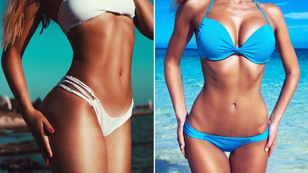stock images of bikini bodies