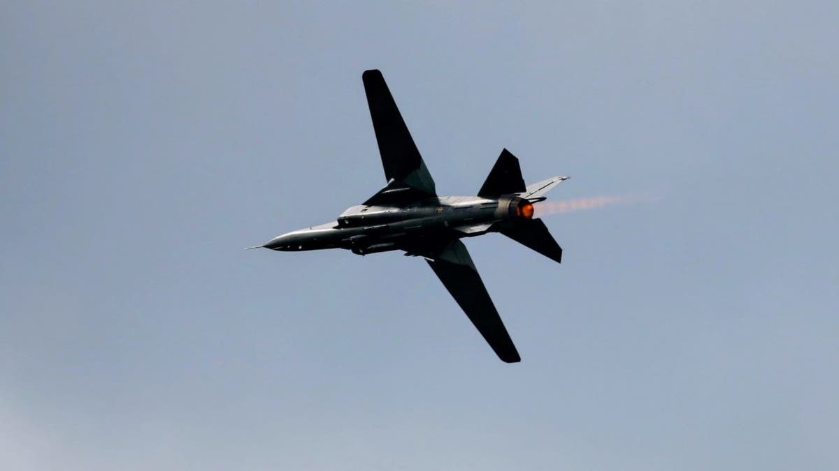 Mikoyan-Gurevich MiG-23 aircraft in sky