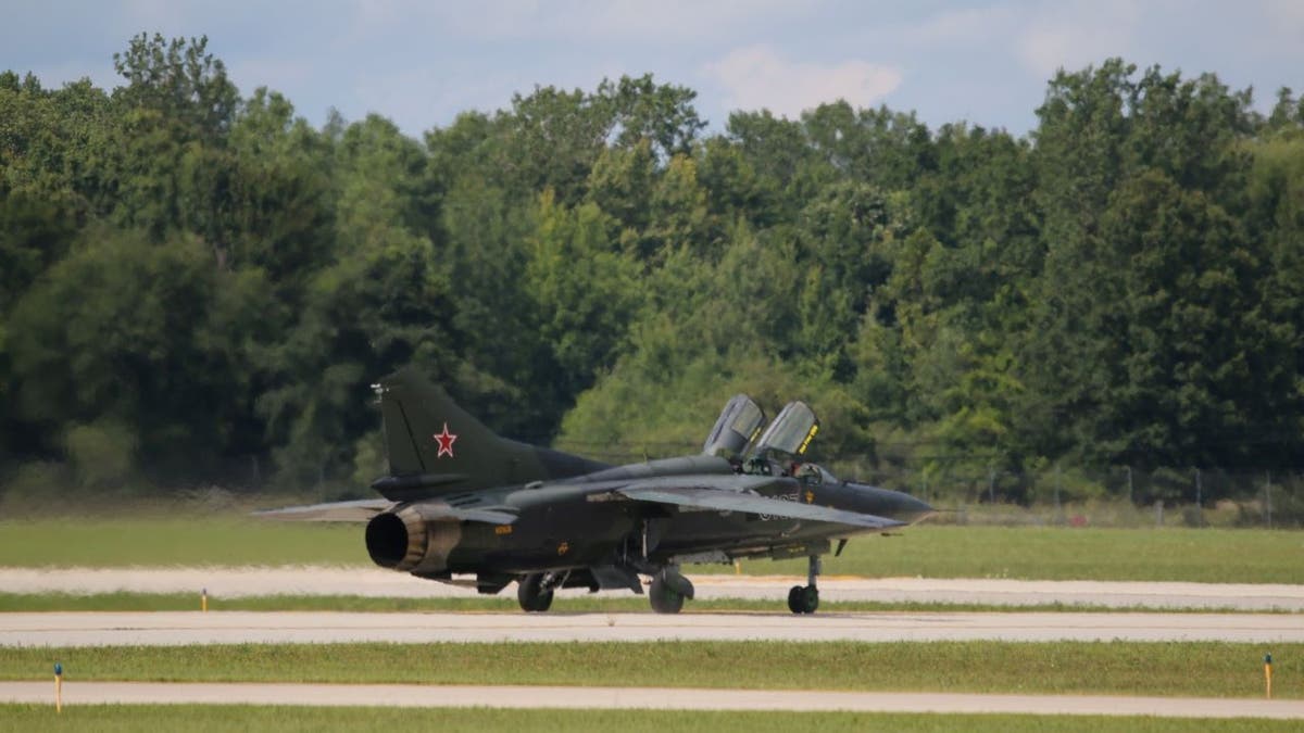 Mikoyan-Gurevich MiG-23 aircraft on the ground