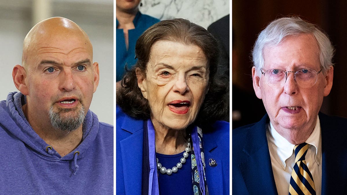 Sens. Fetterman, Feinstein, and McConnell