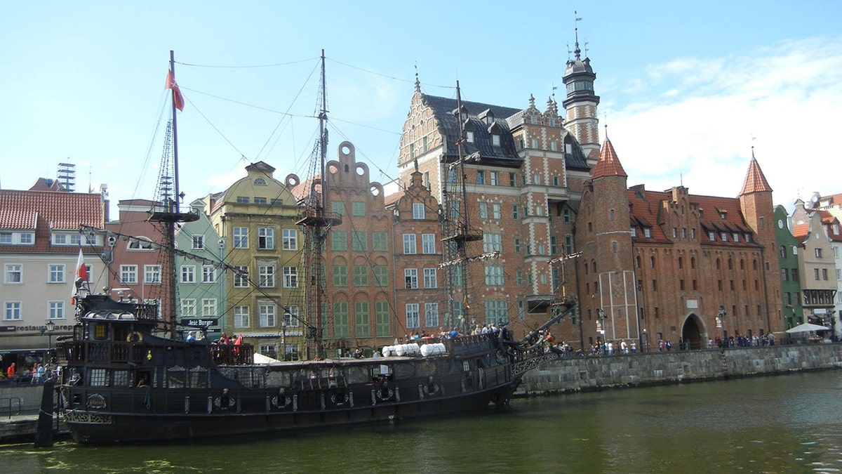 Gdańsk Motlawa River waterfront