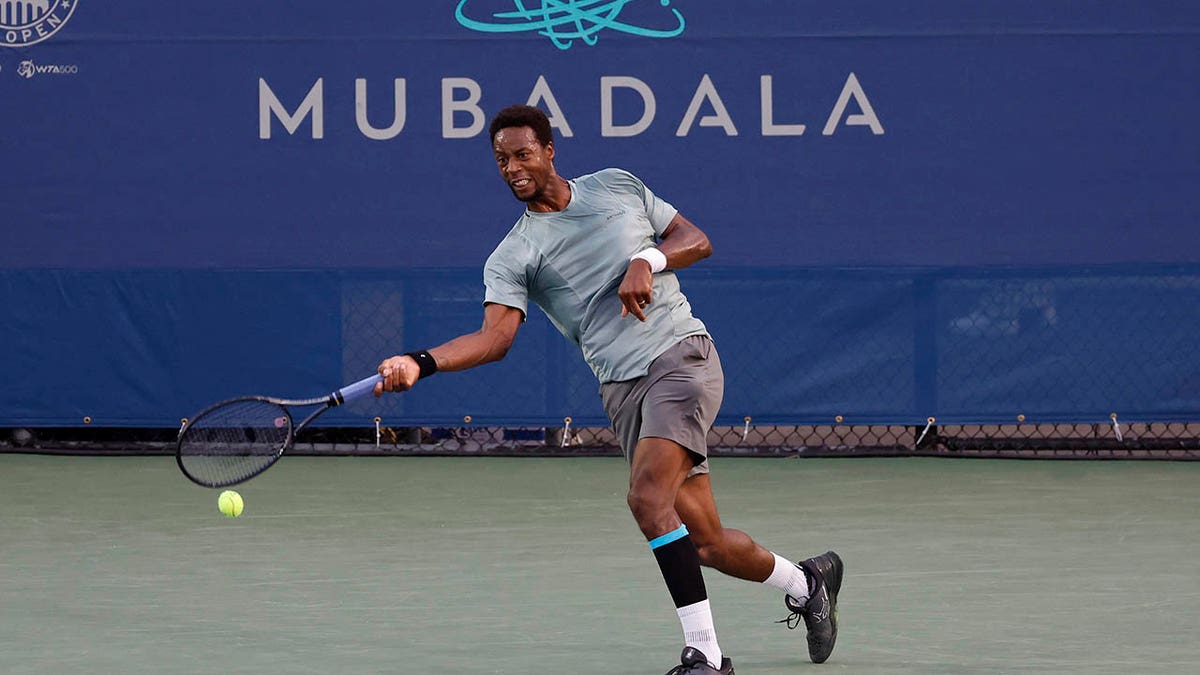 Gael Monfils hit with interesting code violation at Citi Open after walking toward bench mid serve Fox News