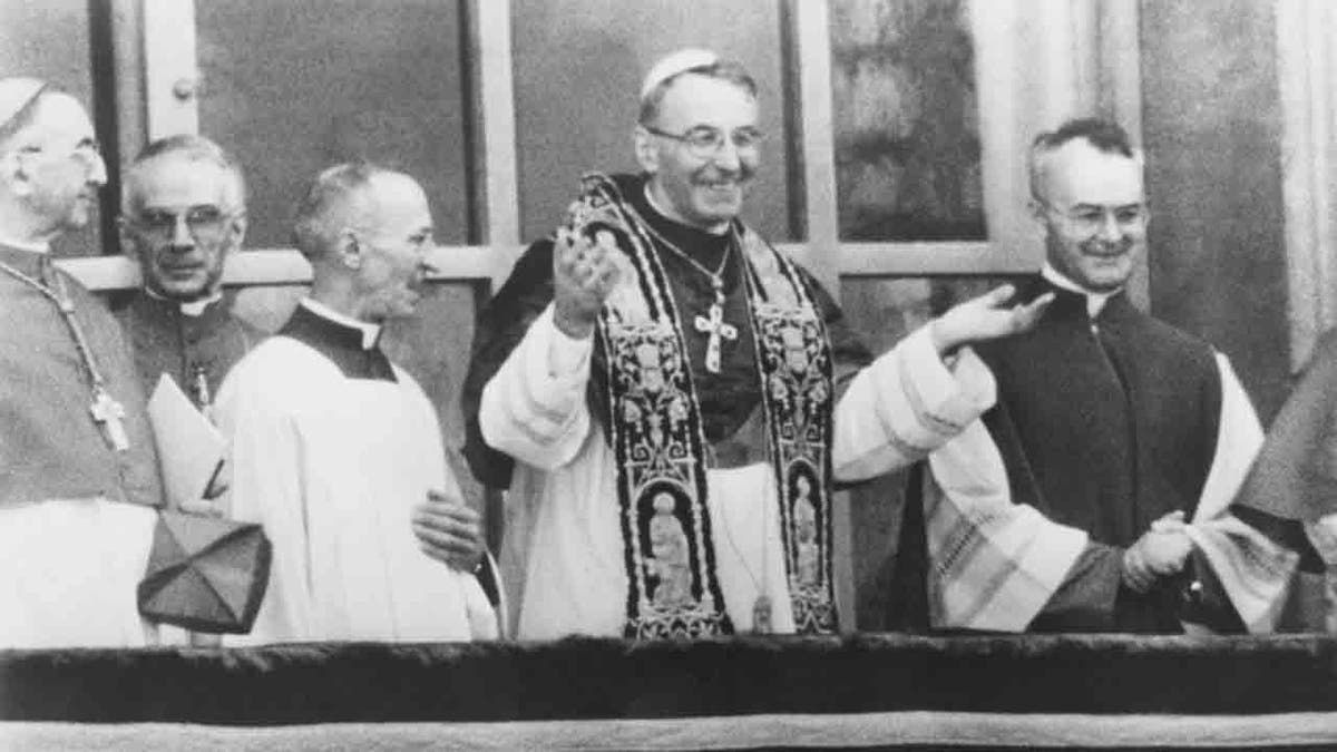 Smiling picture of fully vested Pope John Paul I