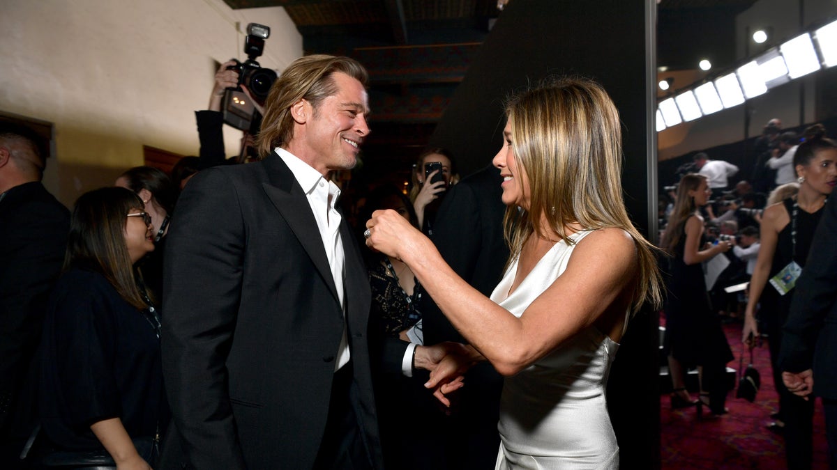 Brad Pitt and Jennifer Aniston 2020 SAG awards