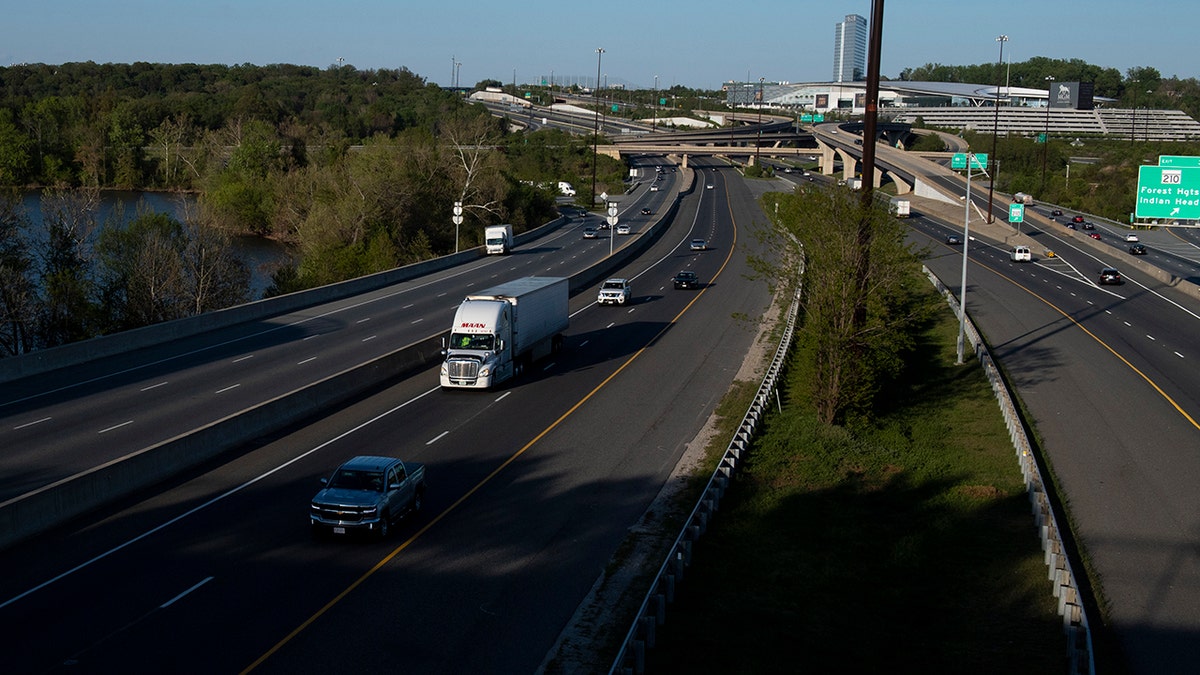 Cars on the interstate