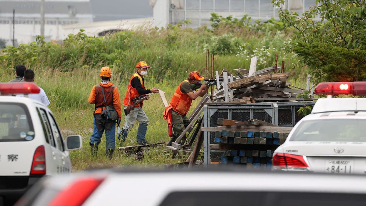 Hunters search for bear in Japan