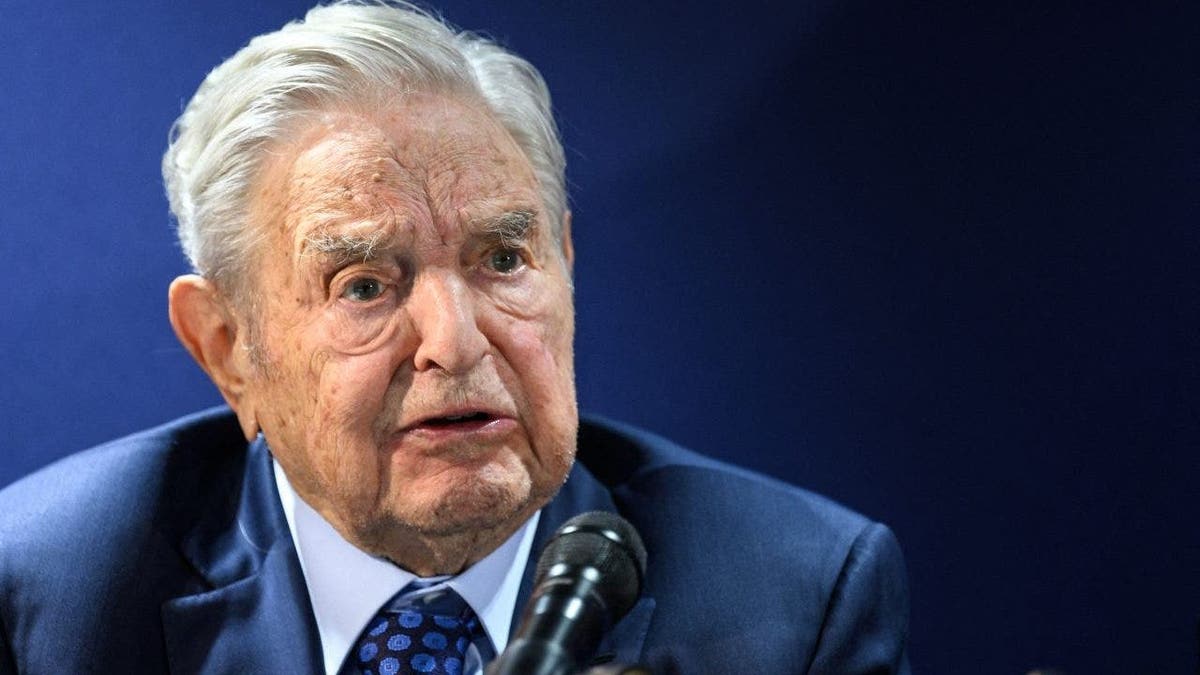 George Soros closeup shot 