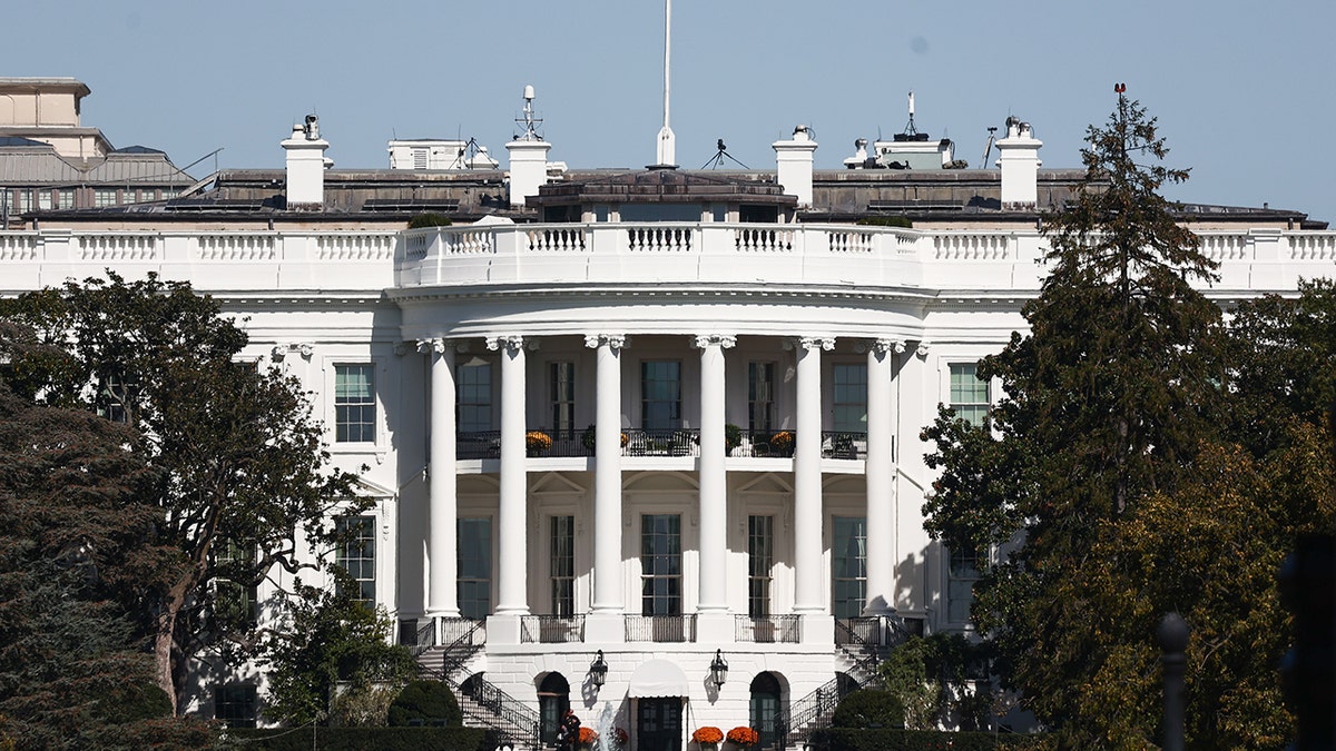 white house front and back view