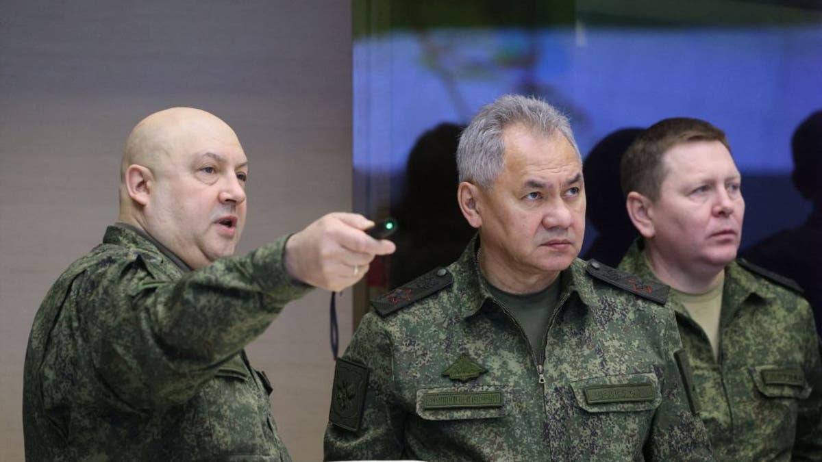 General Sergei Surovikin directing Russian troops