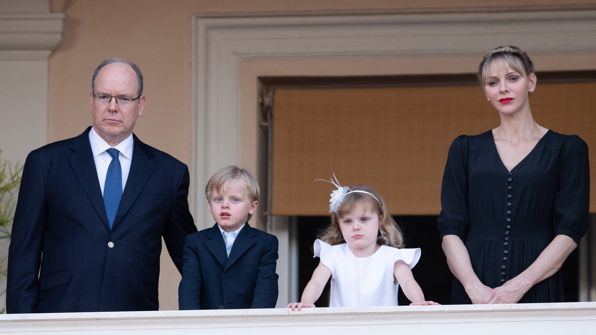 Prince Albert II of Monaco, Prince Jacques of Monaco, Princess Gabriella of Monaco and Princess Charlene of Monaco attend the Fete de la Saint Jean