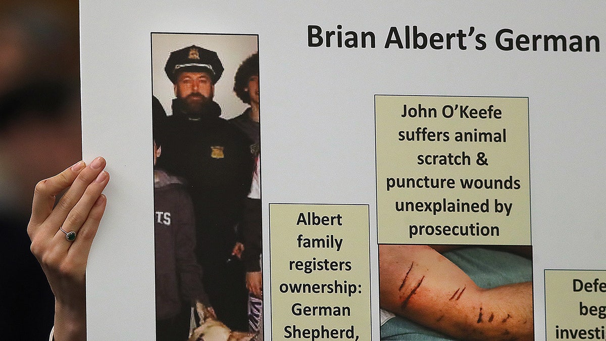 Photo of Brian Albert in court exhibit
